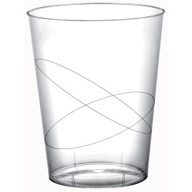 Plastic Cup PS "Moon" Clear 320ml (400 Units)