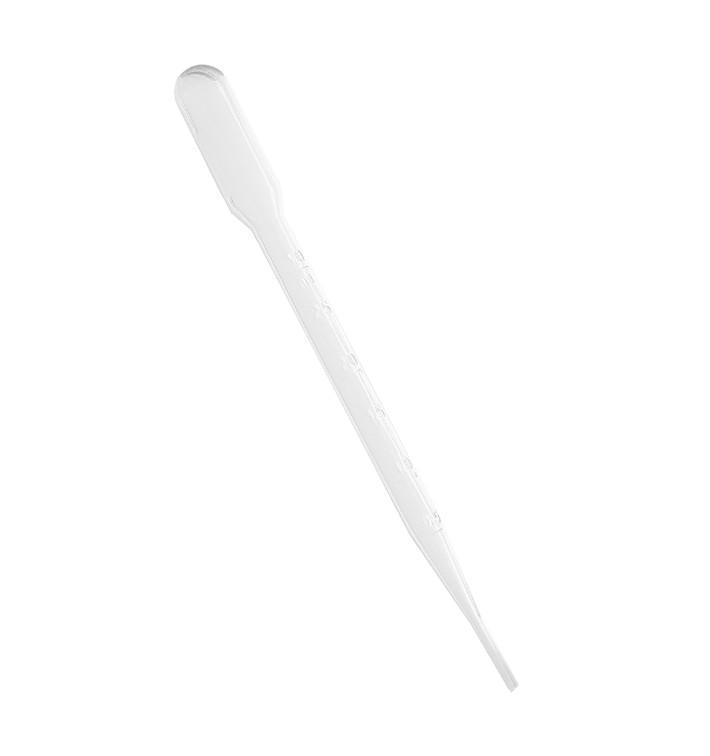 Plastic Food Grade Pipettes 3ml 16cm (25 Units) 