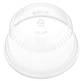 Plastic Dome Lid PET Crystal Ø9,8cm (50 Units) 