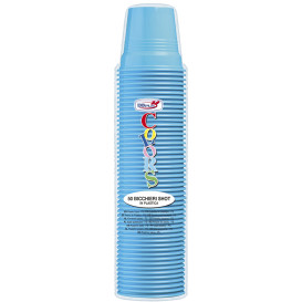 Plastic Shot PS Light Blue 80ml Ø5,7cm (50 Units) 