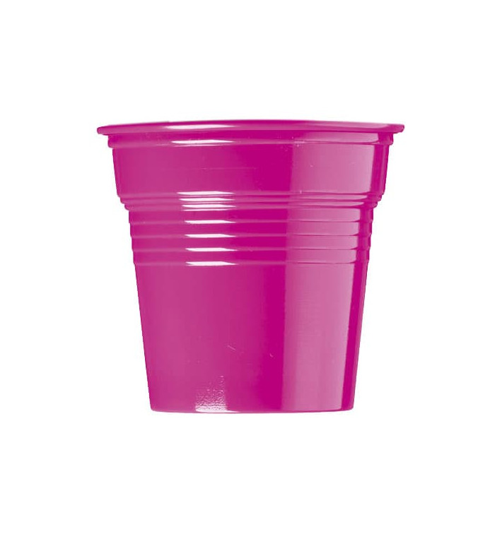 Plastic Shot PS Fuchsia 80ml Ø5,7cm (50 Units) 