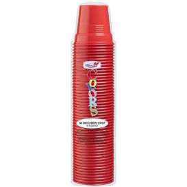 Plastic Shot PS Red 80ml Ø5,7cm (50 Units) 