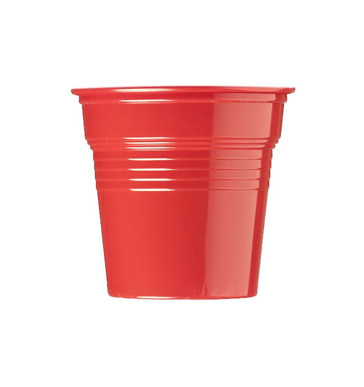 Plastic Shot PS Red 80ml Ø5,7cm (50 Units) 