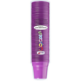 Plastic Shot PS Violet 80ml Ø5,7cm (1500 Units)