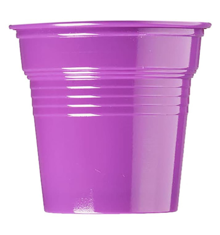 Plastic Shot PS Violet 80ml Ø5,7cm (1500 Units)