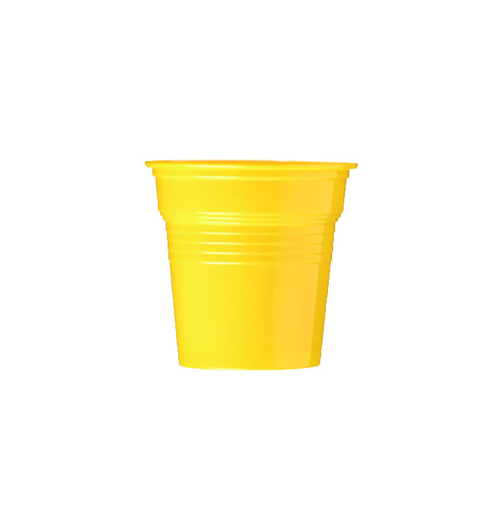 Plastic Shot PS Yellow 80ml Ø5,7cm (50 Units) 