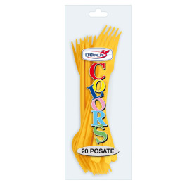 Plastic Fork PS Mango 17,5cm (20 Units) 