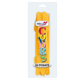 Plastic Knife PS Mango 17,5cm (20 Units) 