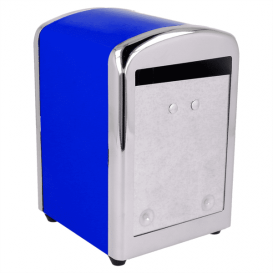 Napkin Steel Dispenser "Miniservis" Blue 10,5x9,7x14cm  (1 Unit)