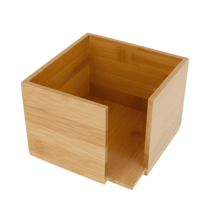 Bamboo Napkin Holder 13,5x13,5x10cm (1 Unit) 