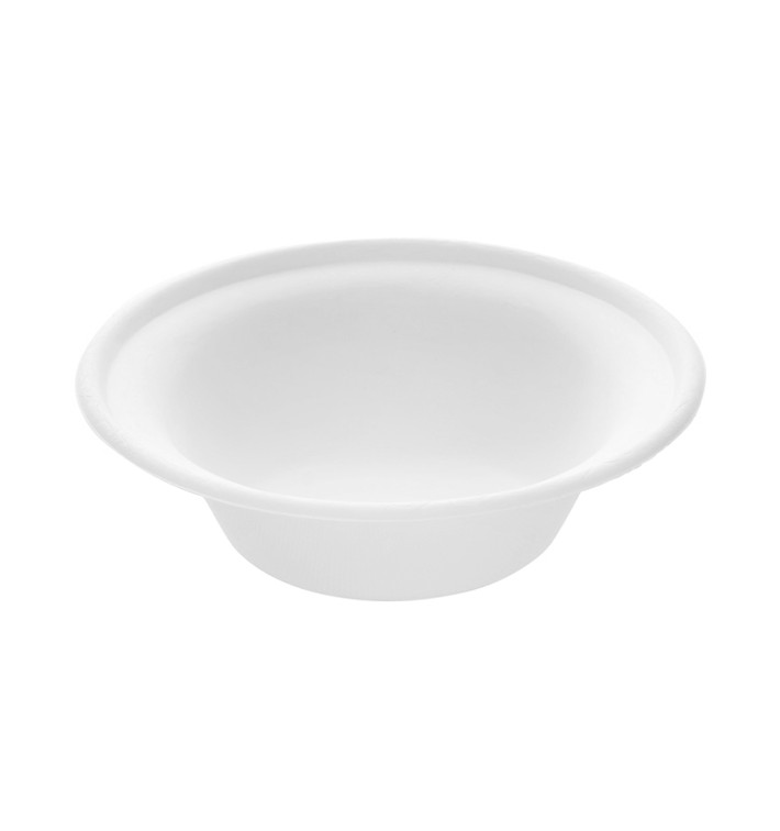 Sugarcane Bowl White 400ml (50 Units)