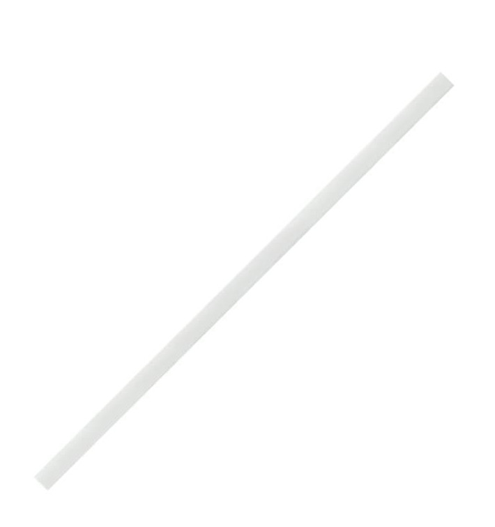 Paper Straw Straight White Ø0,6cm 19,7cm (500 Units) 