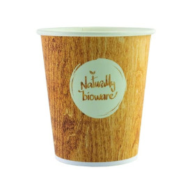 Paper Cup PLA "BioWare" Eco-Friendly 4 Oz/120ml Ø6,2cm (2000 Units)