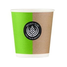 Paper Cup "Specialty to go" 4 Oz/120ml Ø6,2cm (80 Units)  