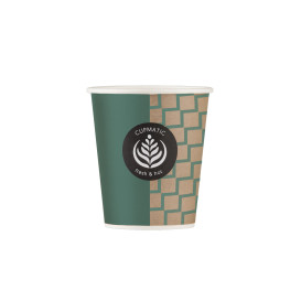 Paper Cup "Cupmatic" 9 Oz/280ml Ø8,0cm (50 Units)