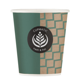 Paper Cup "Cupmatic" 9 Oz/280ml Ø8,0cm (50 Units)