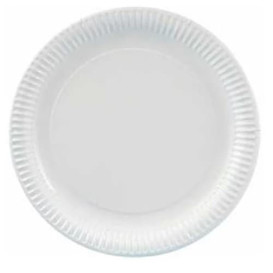 Paper Plate Round Shape White 10cm 450g/m2 (100 Units) 