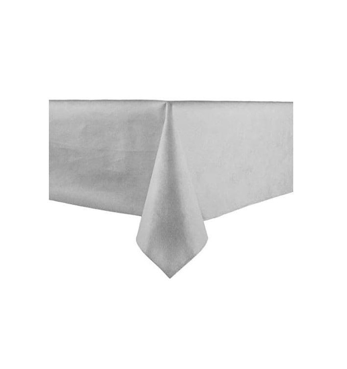 Tablecloth Novotex Non-Woven Grey 100x100cm (150 Units)  