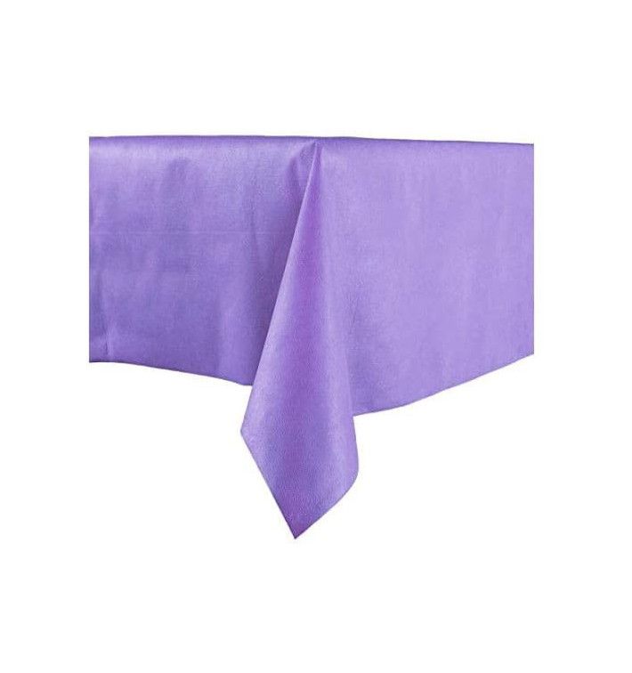 Tablecloth Novotex Non-Woven Purple 100x100cm (150 Units)  