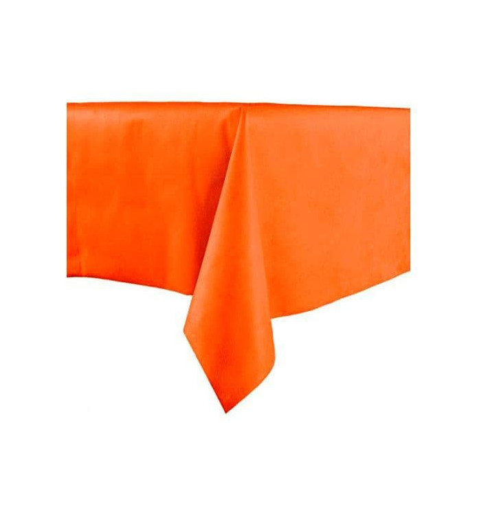 Tablecloth Novotex Non-Woven Orange 100x100cm (150 Units)  