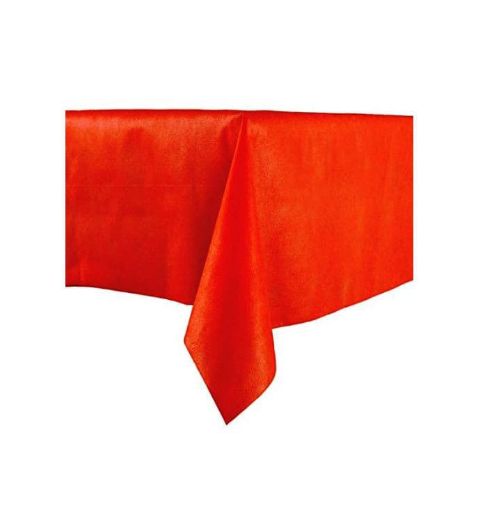 Tablecloth Novotex Non-Woven Red 100x100cm (150 Units)  