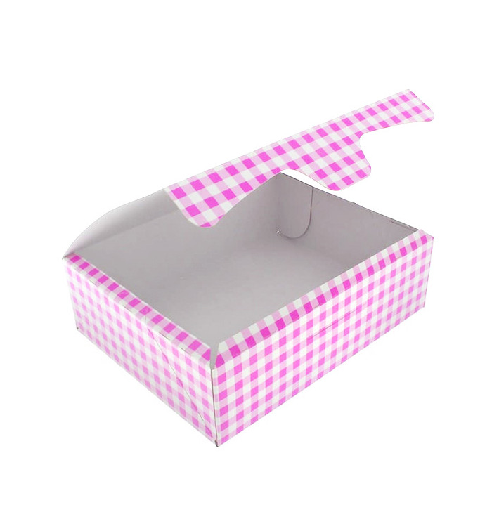 Paper Bakery Box Pink 18,2x13,6x5,2cm 500g (25 Units)