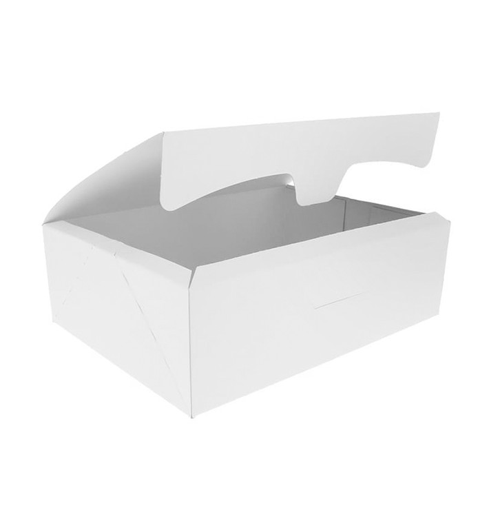 Paper Bakery Box White 25,8x18,9x8cm 2Kg (25 Units)