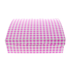 Paper Bakery Box Pink 20,4x15,8x6cm 1kg (200 Units)