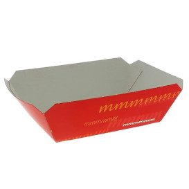 Paper Food Boat Tray 250ml 9,6x6,5x4,2cm (25 Units) 