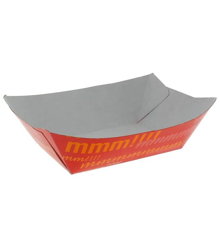 Paper Food Boat Tray 350ml 10,6x7,3x4,5cm (25 Units) 