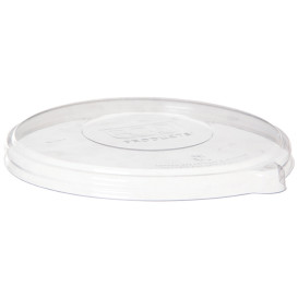 Plastic Lid Compostable PLA Clear for Bowl 710,940 ml (400 Units)