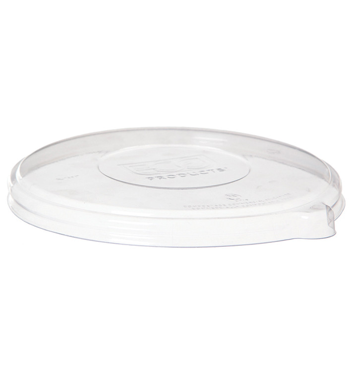 Plastic Lid Compostable PLA Clear for Bowl 710,940 ml (400 Units)