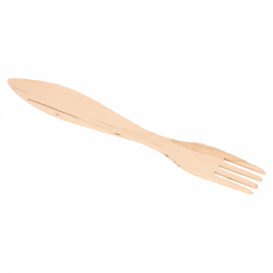 Wooden Fork Wrapped 1,50cm (100 Units)  