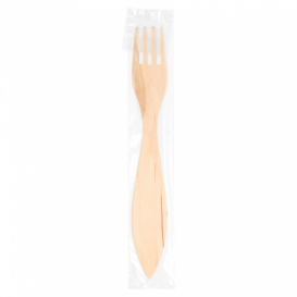 Wooden Fork Wrapped 1,50cm (500 Units)