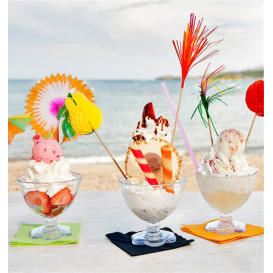 Ice Cream Decorating Set Palm Tree Design 15cm (144 Units)  