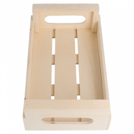 Wooden Display Box with Handle 20,5x12,5x6,5cm (20 Units)