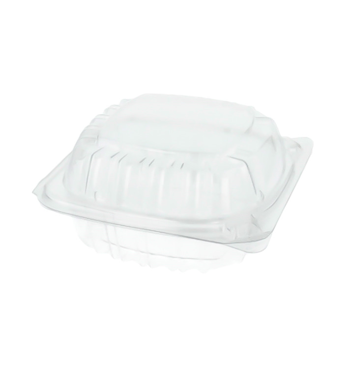 Plastic Hinged Deli Container OPS "Clear Seal" 120ml (125 Units)  