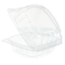 Plastic Hinged Deli Container OPS "Clear Seal" 120ml (125 Units)  