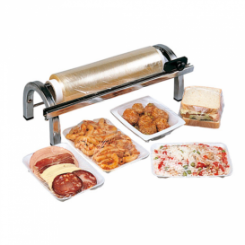 Food Wrap Dispenser with Cutter Stainless Steel 45cm (1 Unit) 