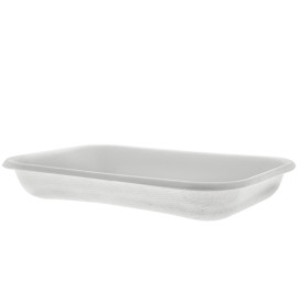 Sugarcane Tray Ecologic White 355ml 18,0x12,0x2,7cm (50 Units) 