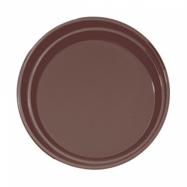 Plastic Tray Round Non-Slip Brown Ø40,0cm (1 Unit) 