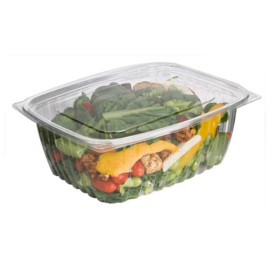 Cornstarch Deli Container with Lid PLA Compostable 1890ml (50 Units) 