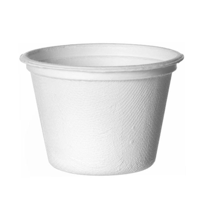 Sugarcane Container Bagasse White 120ml (1800 Units)