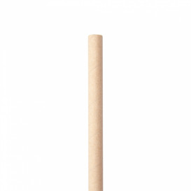 Paper Straw Straight Kraft "Ice drink" Ø0,8cm 21cm (3000 Units)