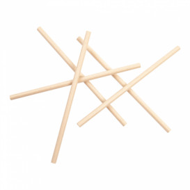 Paper Straw Straight Kraft "Ice drink" Ø0,8cm 21cm (3000 Units)