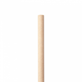 Paper Straw Straight Kraft "Ice Drink" Ø0,8cm 21cm (250 Units)