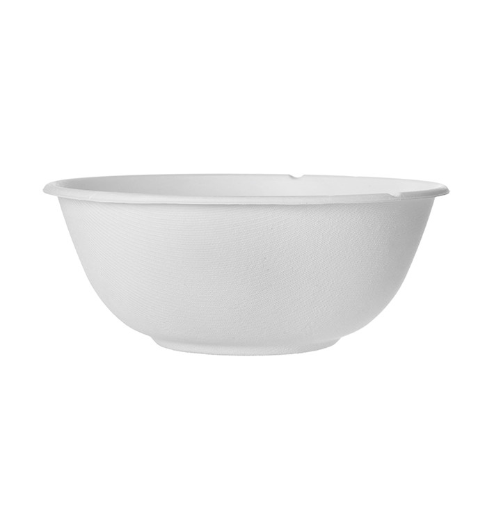 Sugarcane Bowl Bagasse White 1360ml (400 Units)