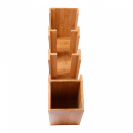 Bamboo Cup, Straw and Lid Organizer 14x50x50cm (2 Uts)