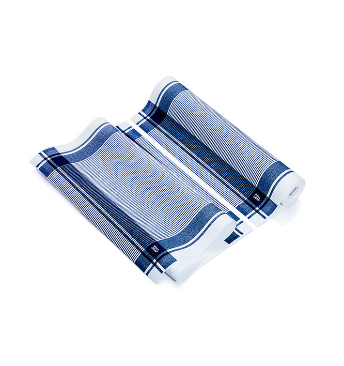 Dishcloth Roll "Roll Drap" Vintage Blue 40x64cm P40cm (200 Units)