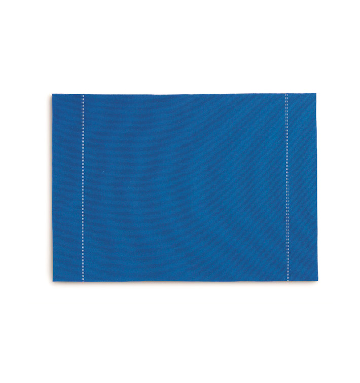 Cotton Placemat "Day Drap" Royal Blue 32x45cm (72 Units)